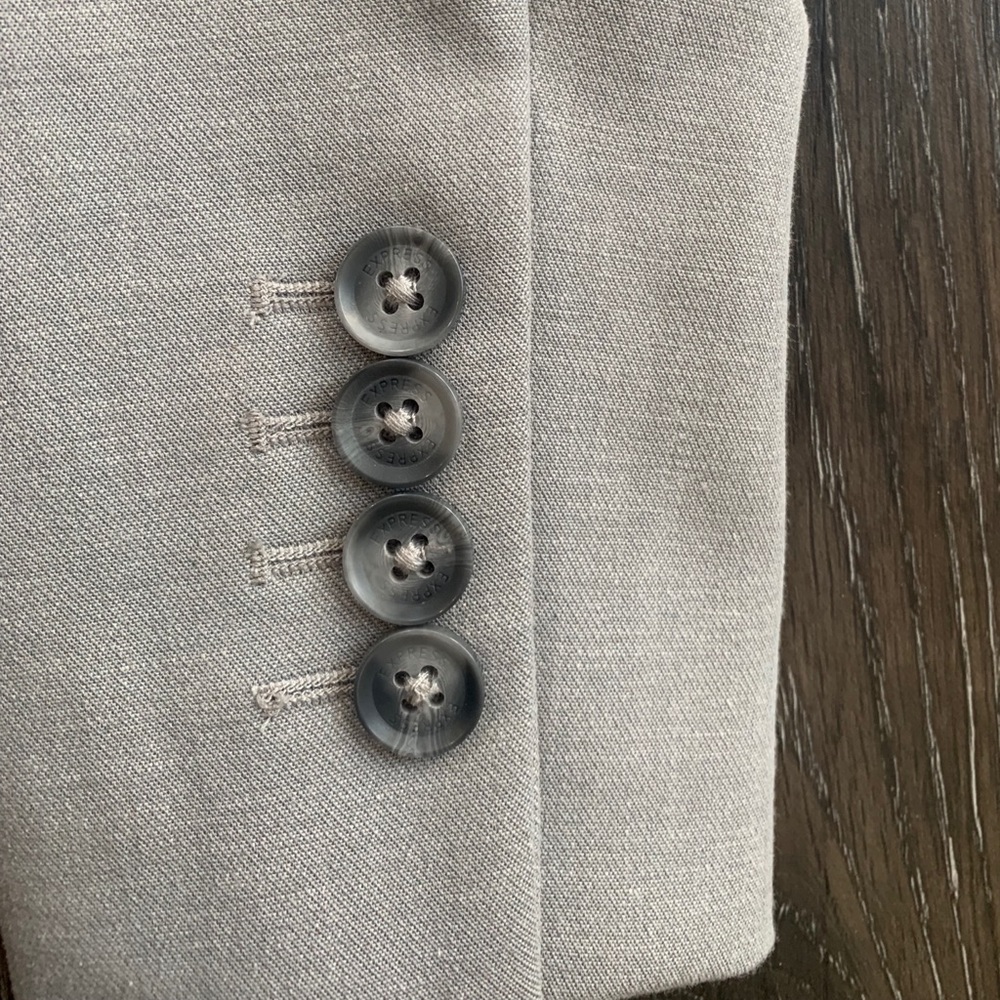 Express One Button Fitted Blazer - image 4